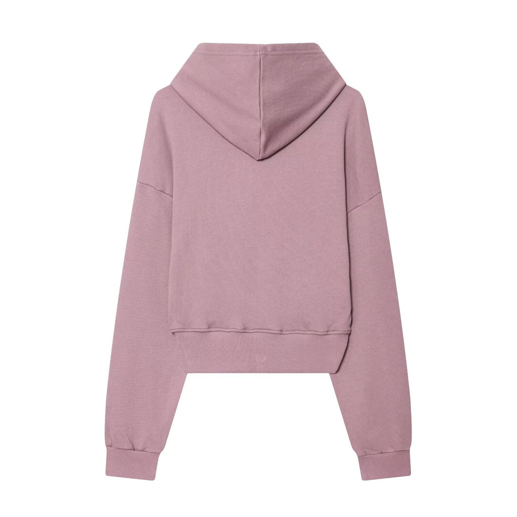 suit Women's 2 pieces long sleeved hooded short hoodie+Pants