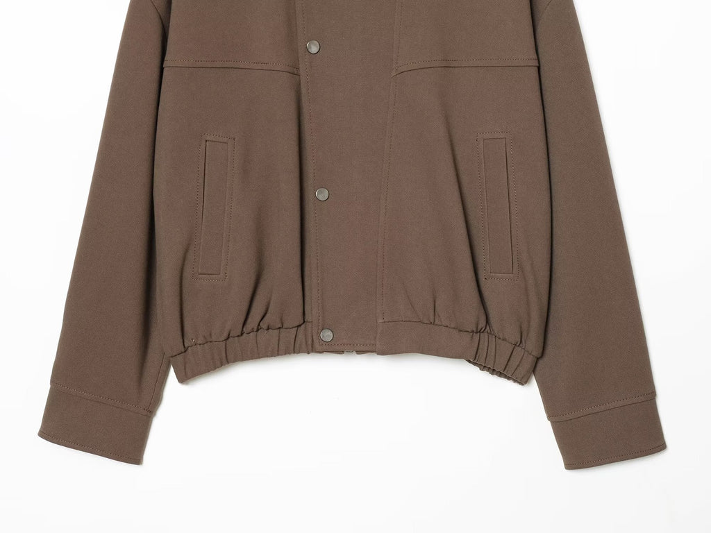 Women's casual lapel pilot jacket Coat