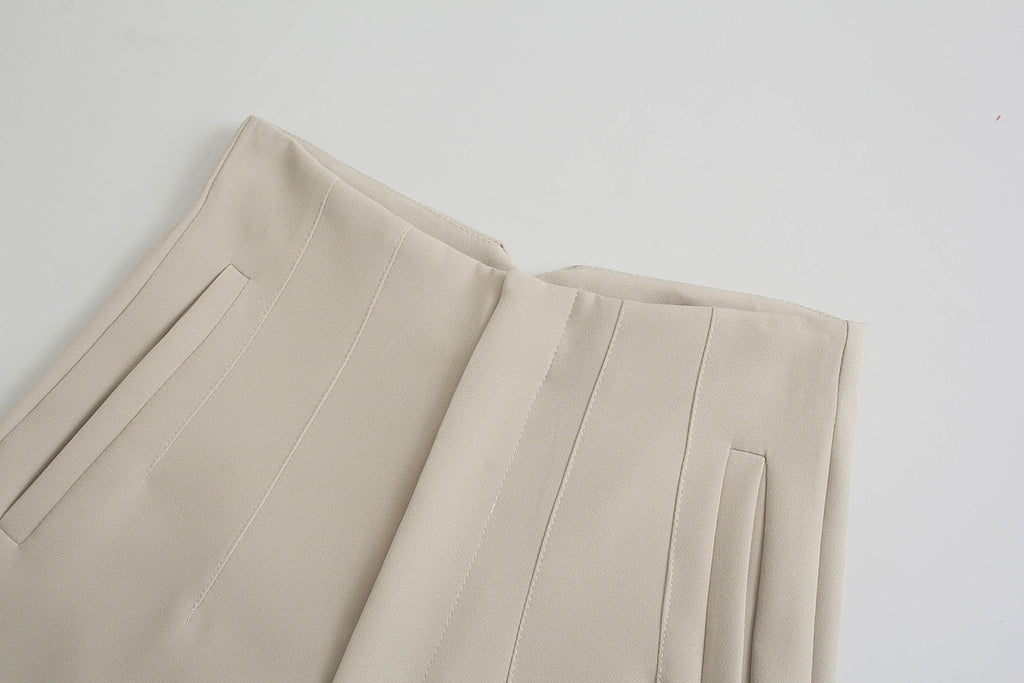 2026 Women's multi-color pleated high waisted pants