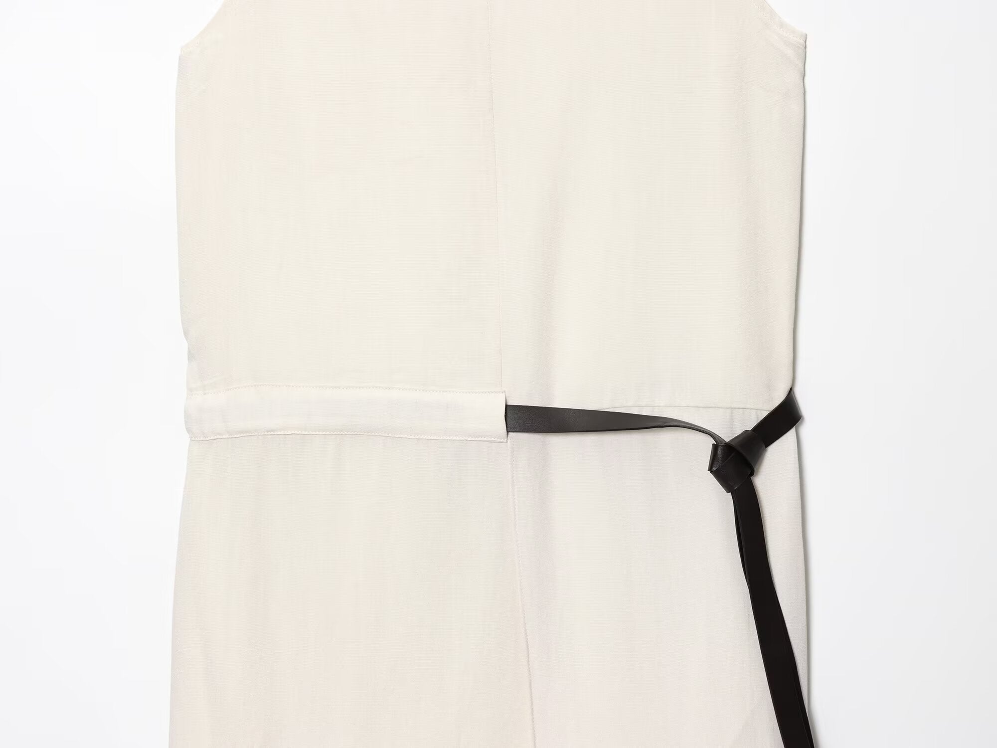 Women's New Fashion With Belt Comfortable Sleeveless Midi Dress