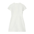 Women's slim O Neck short sleeved mini dress