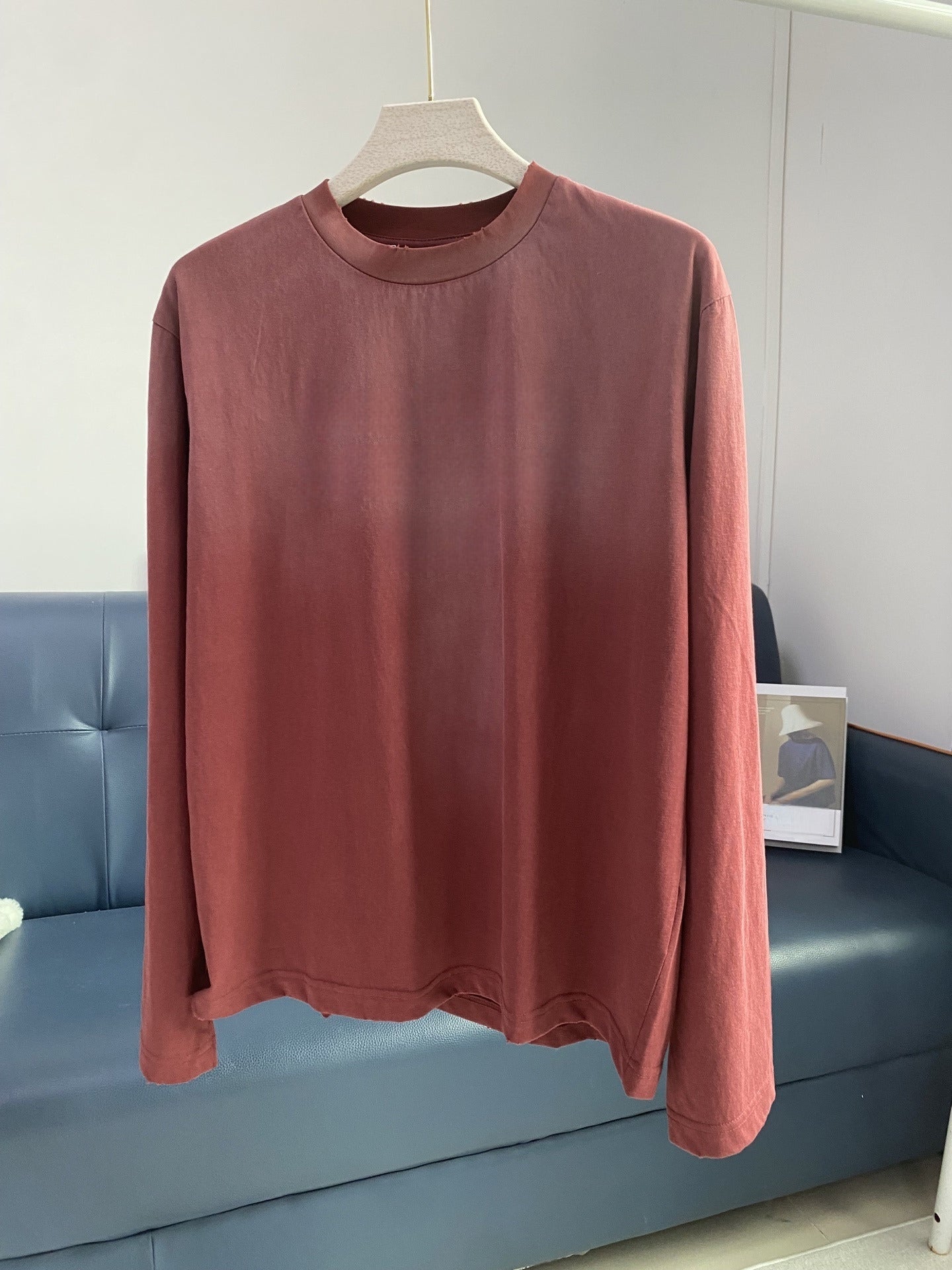 Women's new old 6-color sunscreen round neck long sleeve T-shirt