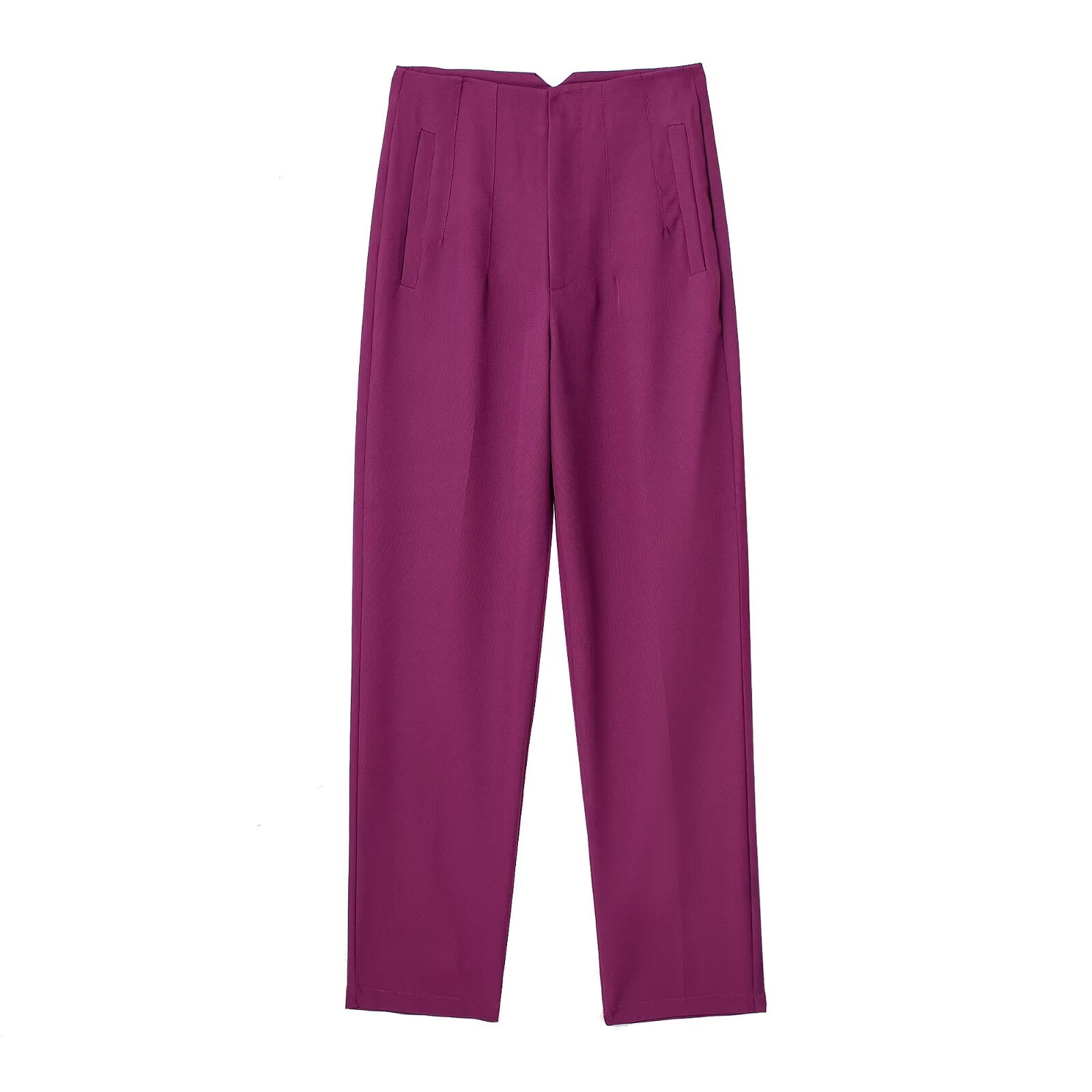 2026 Women's multi-color pleated high waisted pants