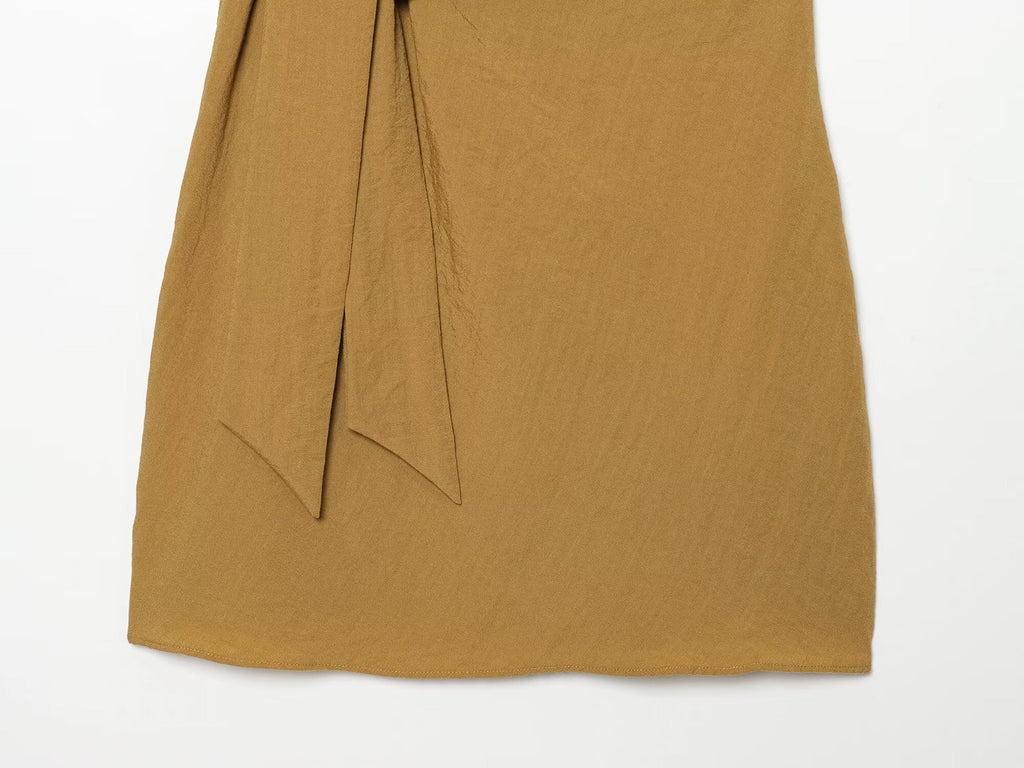 2026 Women's Sleeveless Waist-Tied Dress