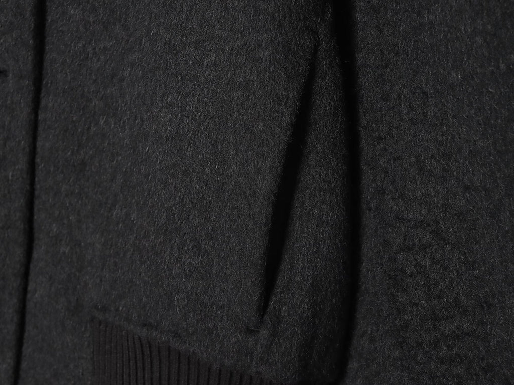Women's comfortable wool blend pilot jacket Coat