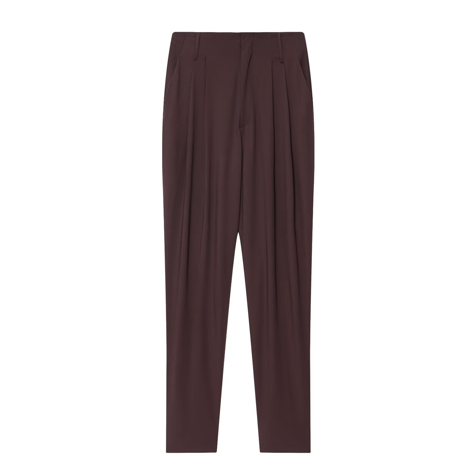 Women's new fashion with Belt Lapel double breasted suit jacket+Pants suit
