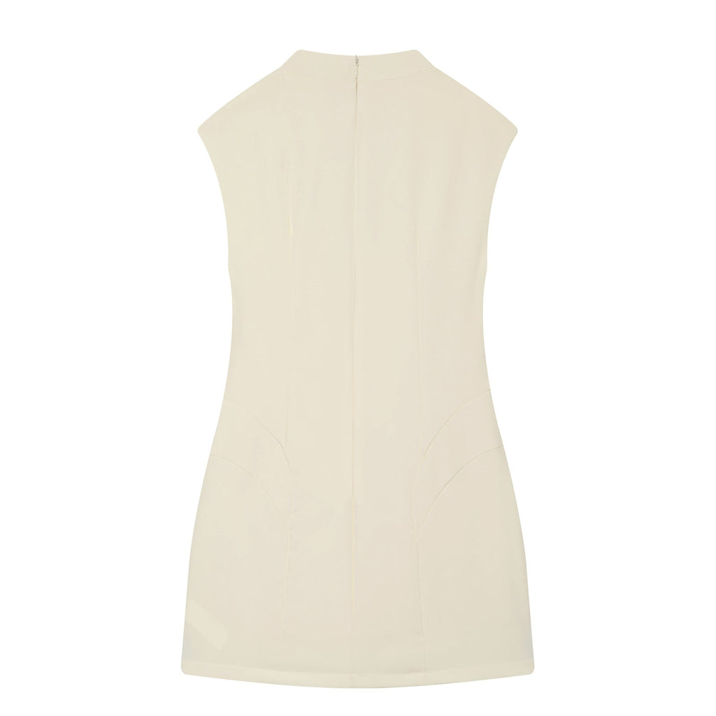 Women's opening design slim mini dress