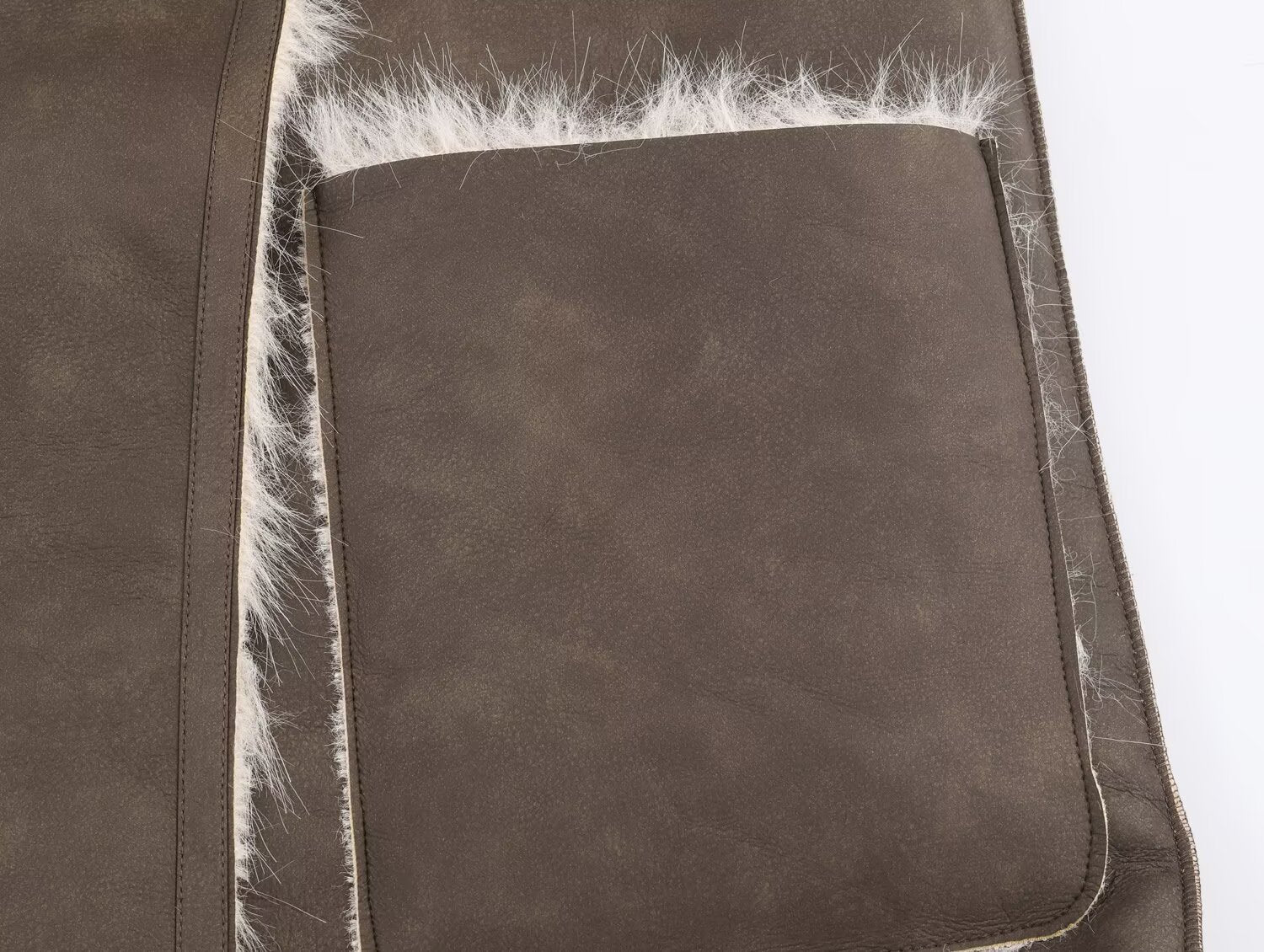 Women's double-sided wear faux fur effect Lapel Coat