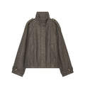 Women's Strapped Design Pilot Jacket Coat