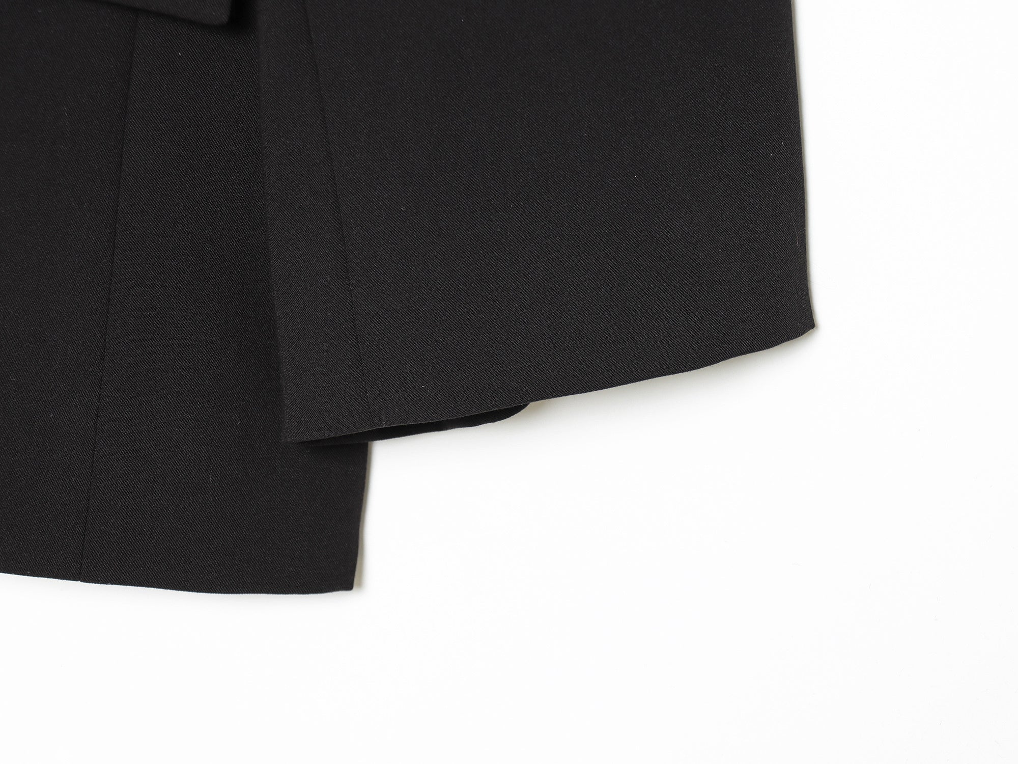 Women's contrasting scarf decoration loose Blazer Coat