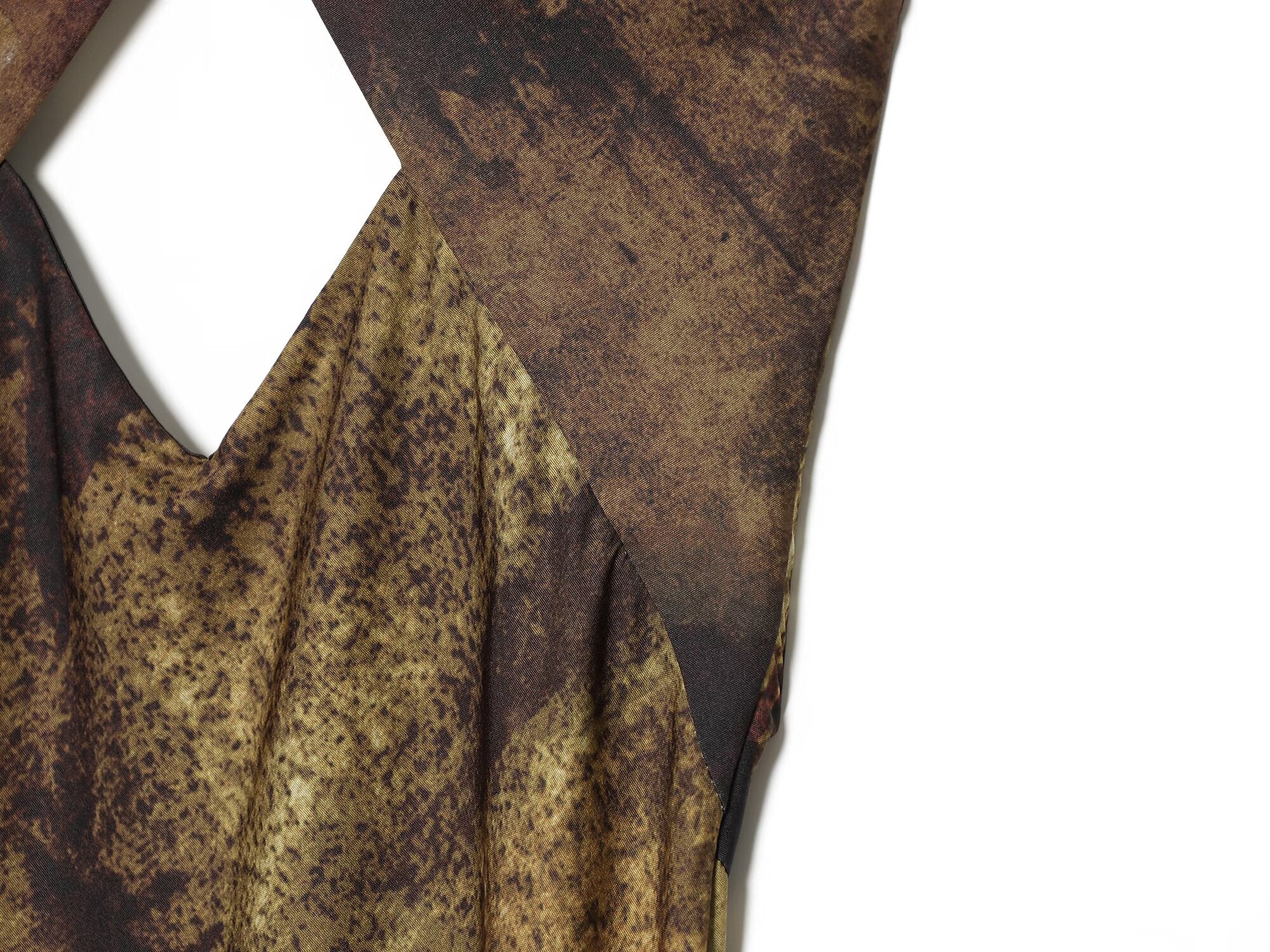 Women's printed halter neck dress