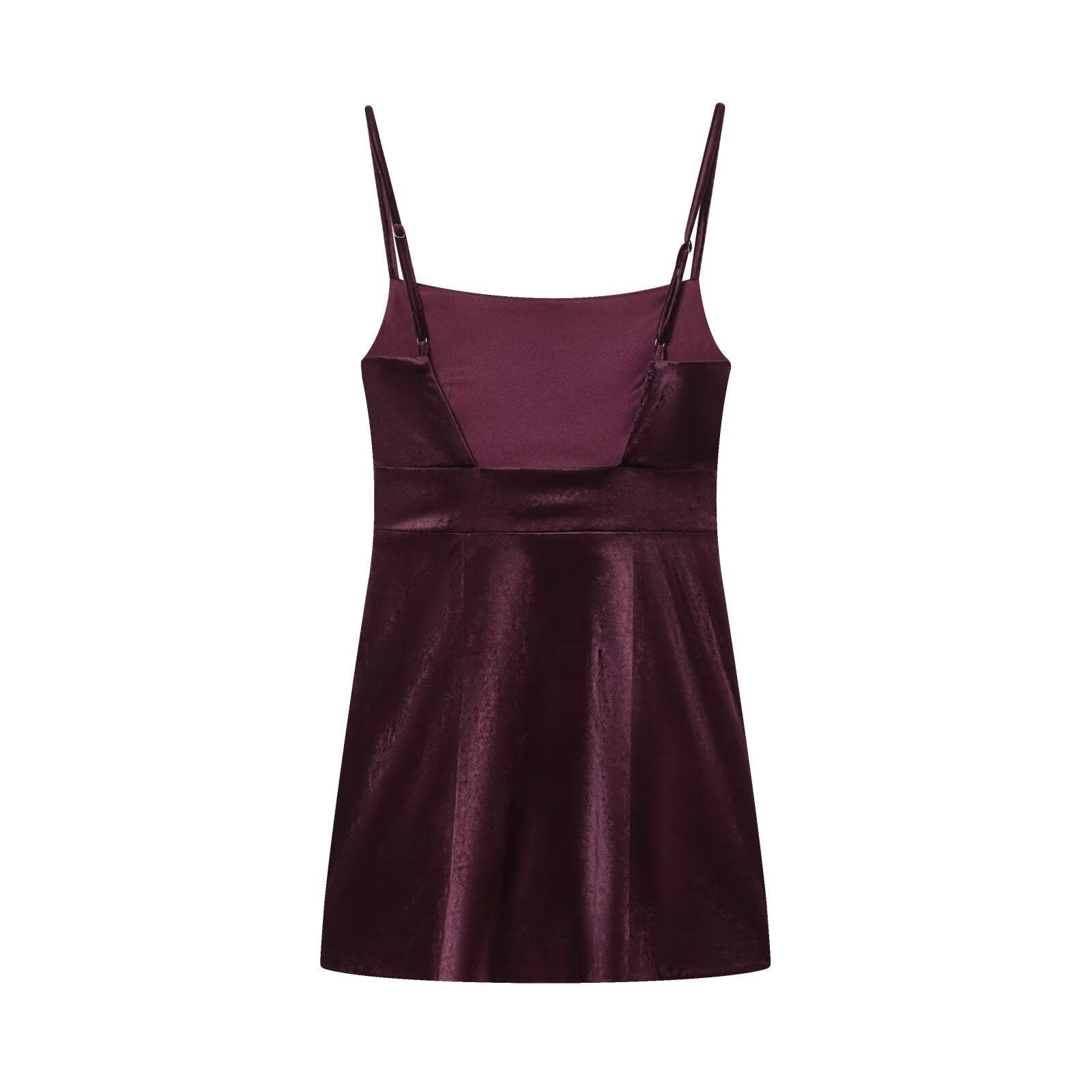 Women's new sexy tight backless suspender mini dress