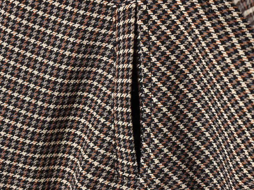suit Women's 2 pieces plaid cotton pilot jacket Coat+Skirts
