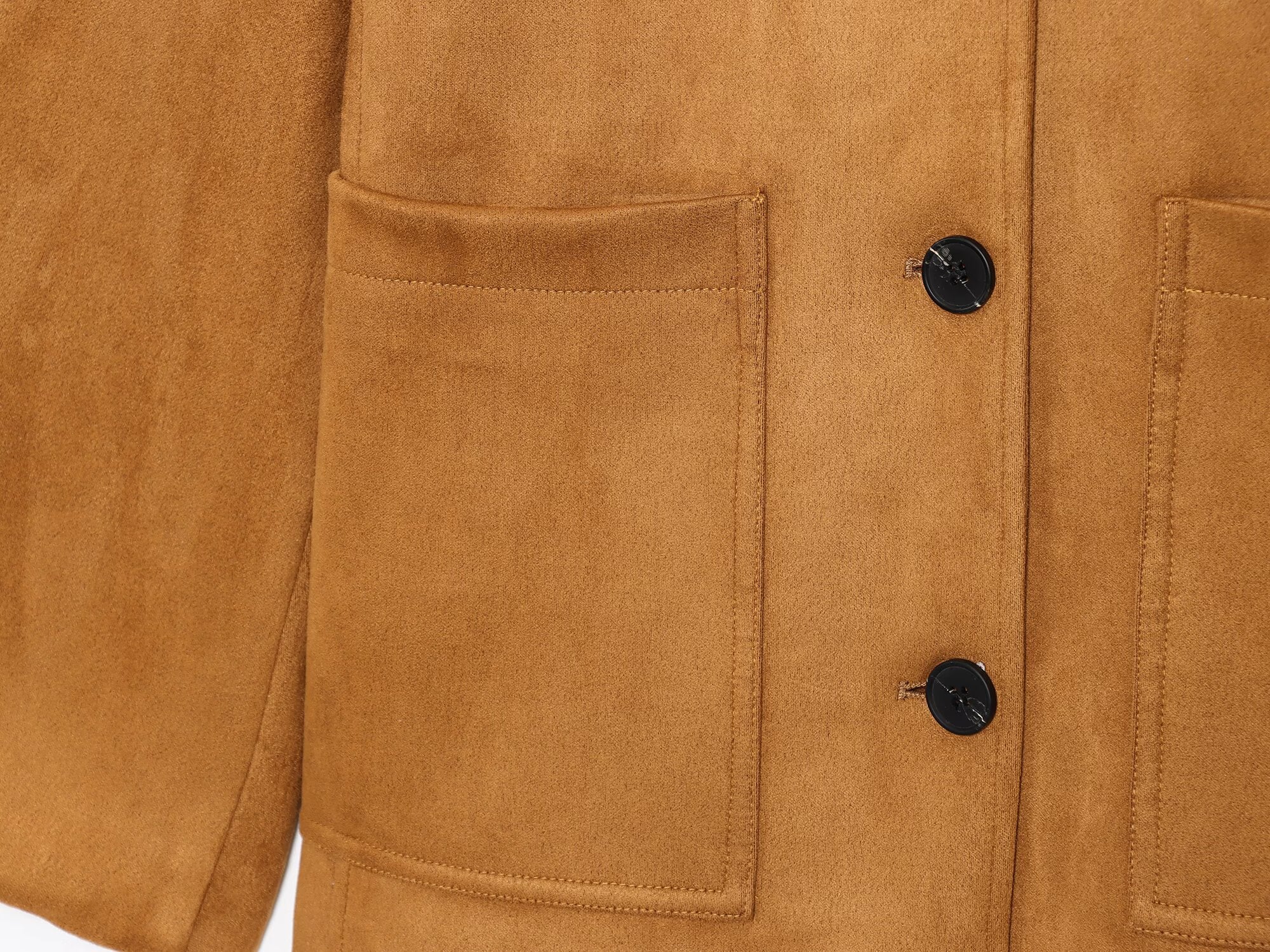 Women's loose Anti suede effect jacket Coat