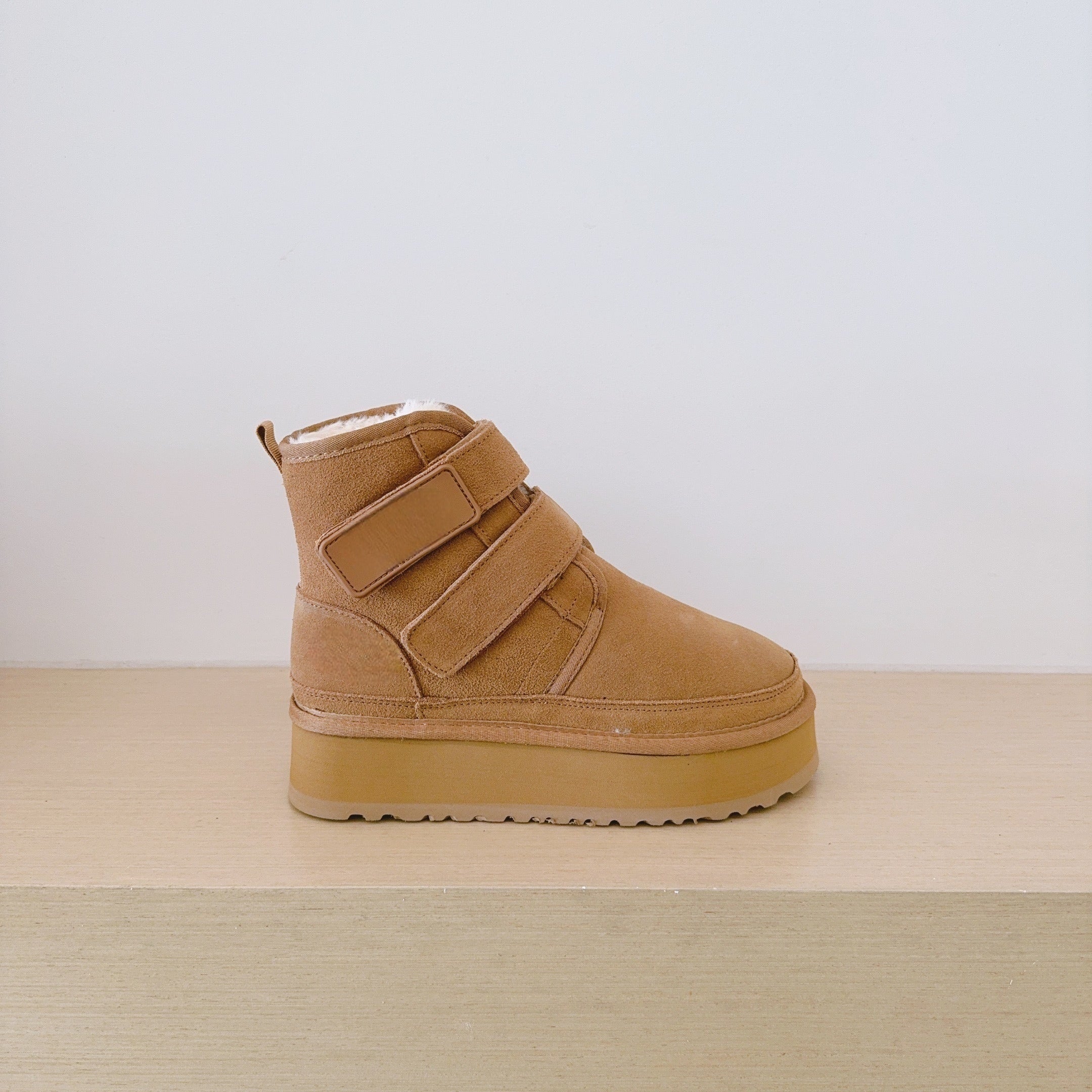 Women's New Winter Warm Double hook and loop Snow Boots