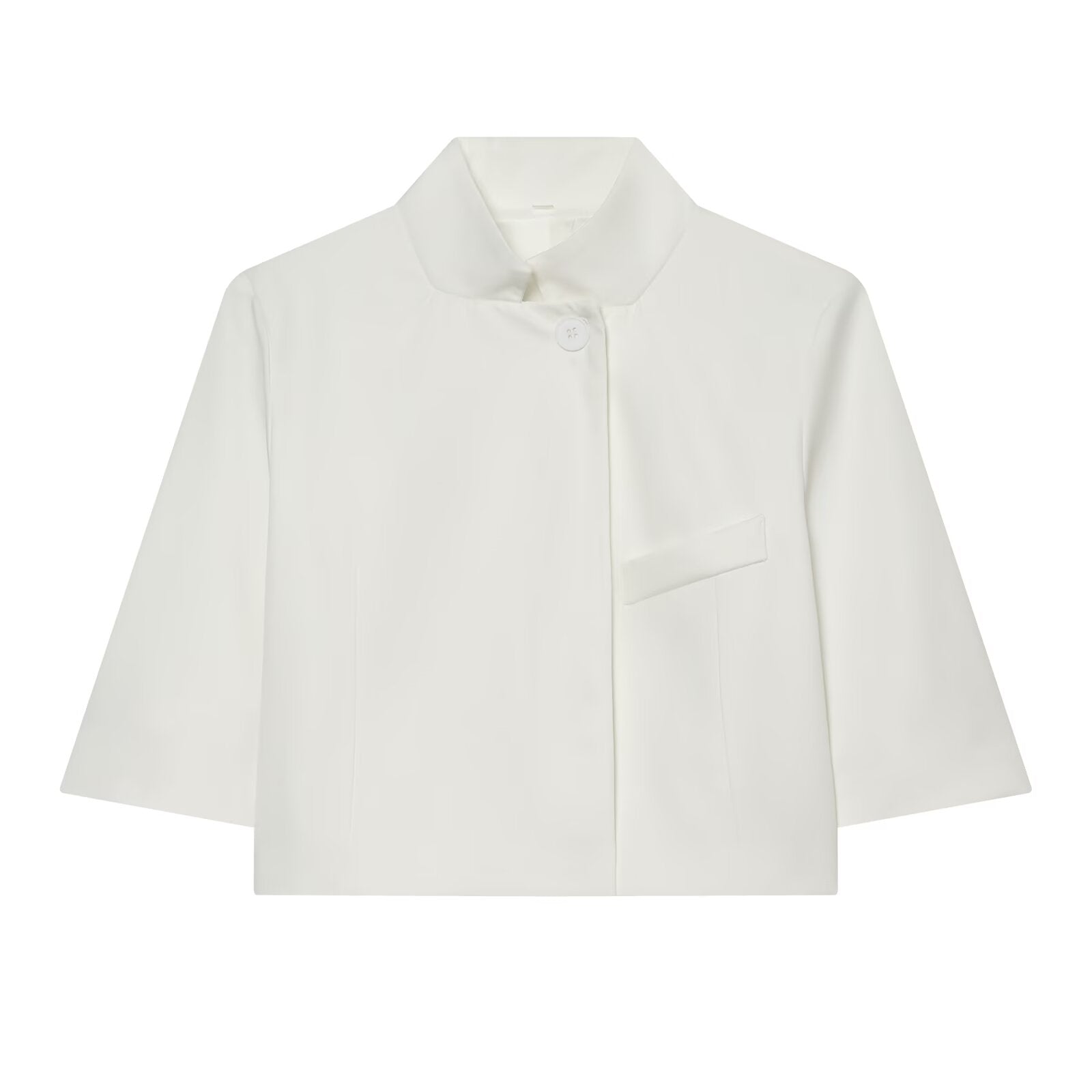 Women's short standing collar Blazer Coat