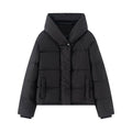 Women's thick hooded windproof cotton jacket Coat
