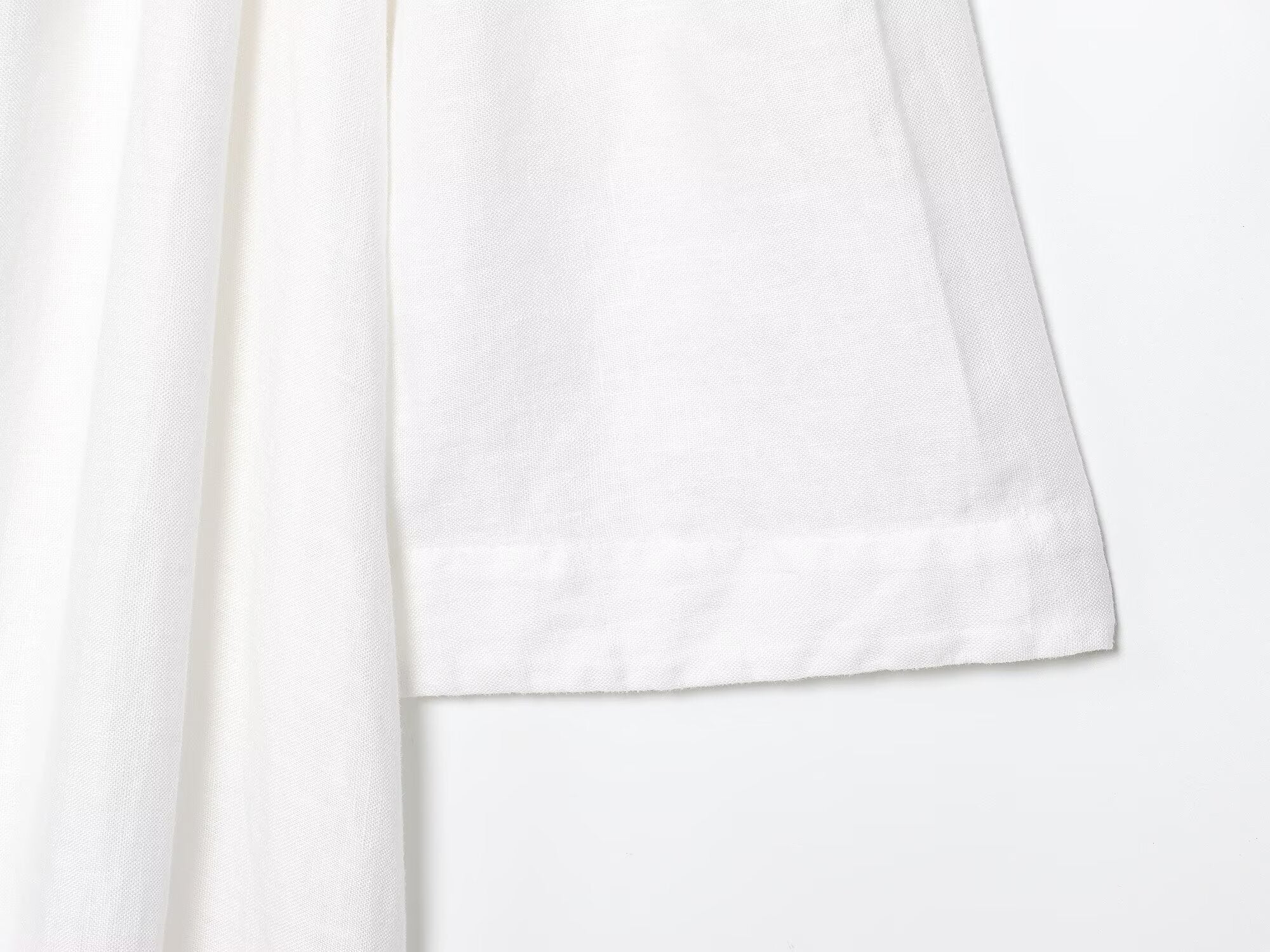Women's New Fashion Loose Off Shoulder A-line Linen Blended Midi Dress