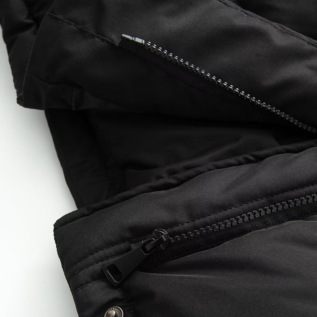 Women's thick hooded windproof cotton jacket Coat