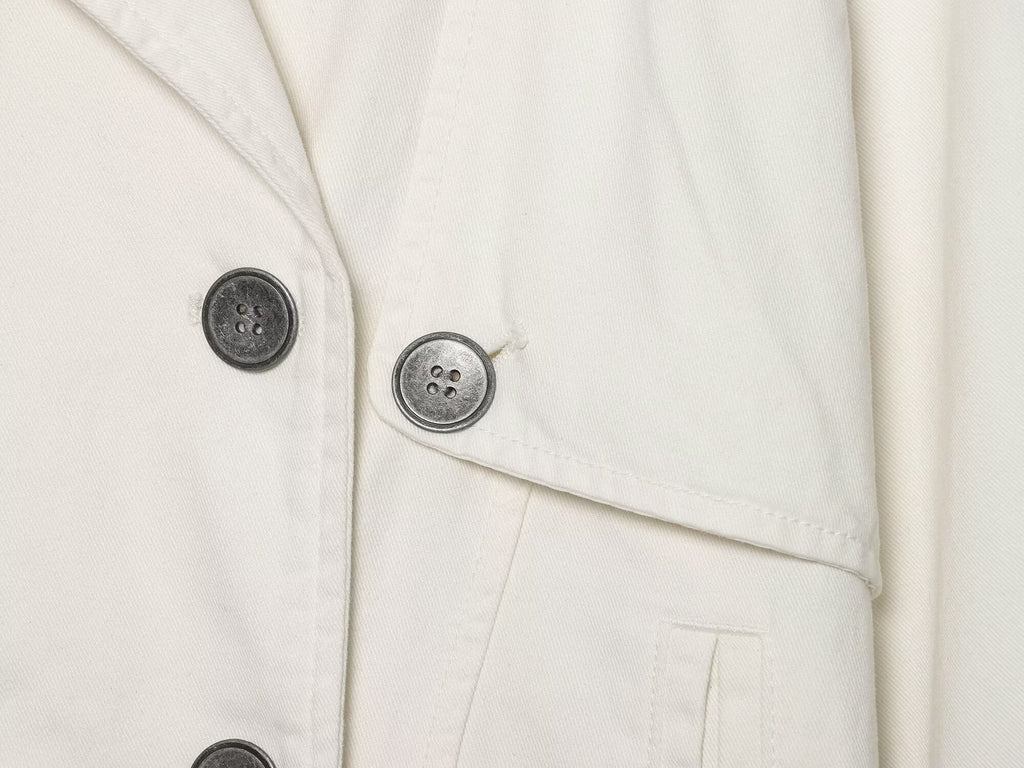 Women's breasted decorative short lapel Coat