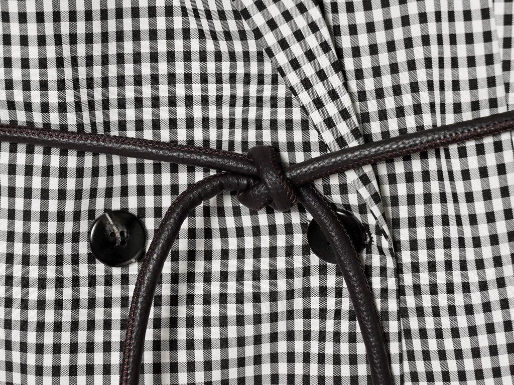 Women's With Belt casual plaid Blazer Coat