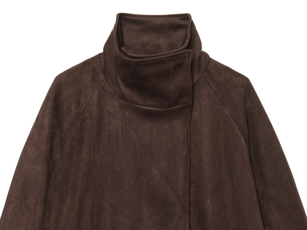 Women's with belt Anti suede effect jacket Coat