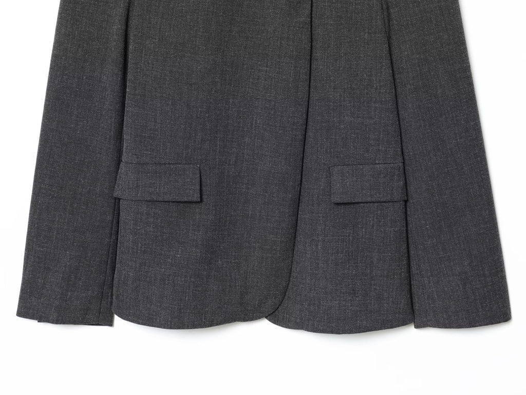 Women's new casual stand collar Button-up Blazer Coat