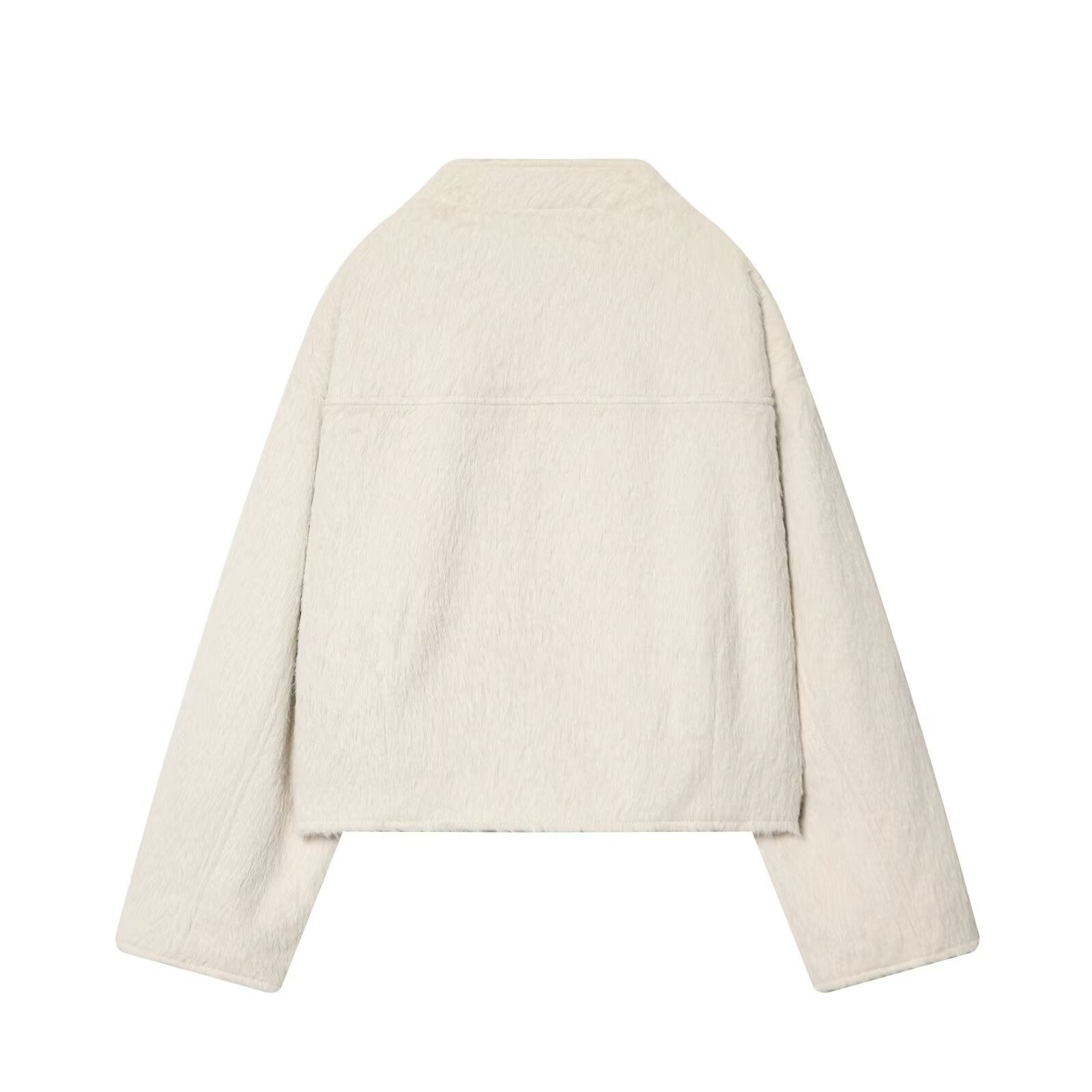 Women's long sleeved fleece jacket Coat