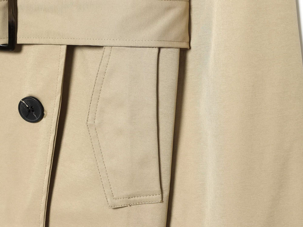 Women's with belt trench coat style jacket Coat