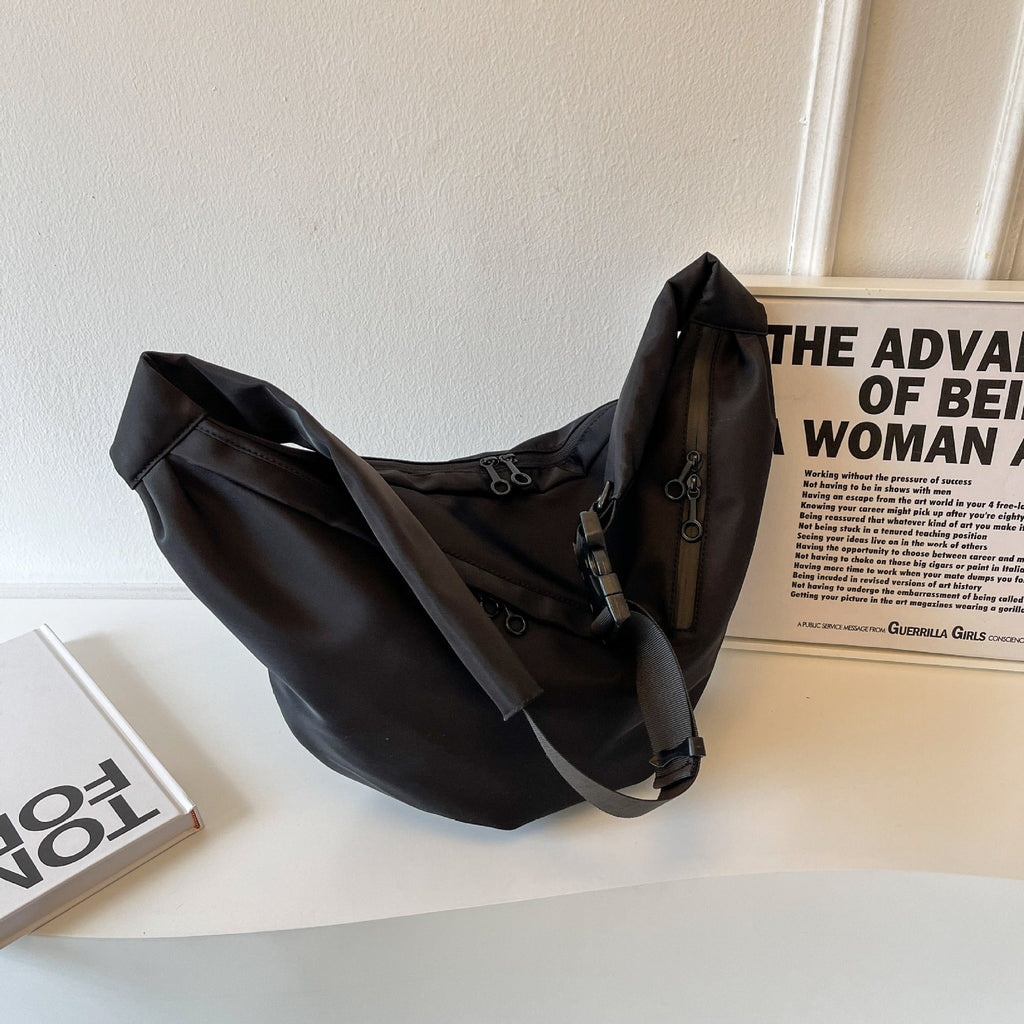 LU 2025 Women's New Oxford Cloth Bag with Large Capacity and One-shoulder Crossbody Bag