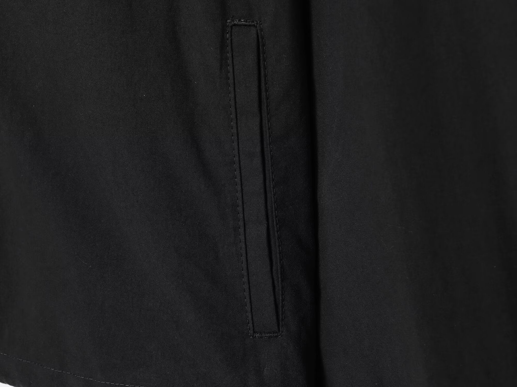 Women's new fashion side pocket casual stand collar nylon jacket