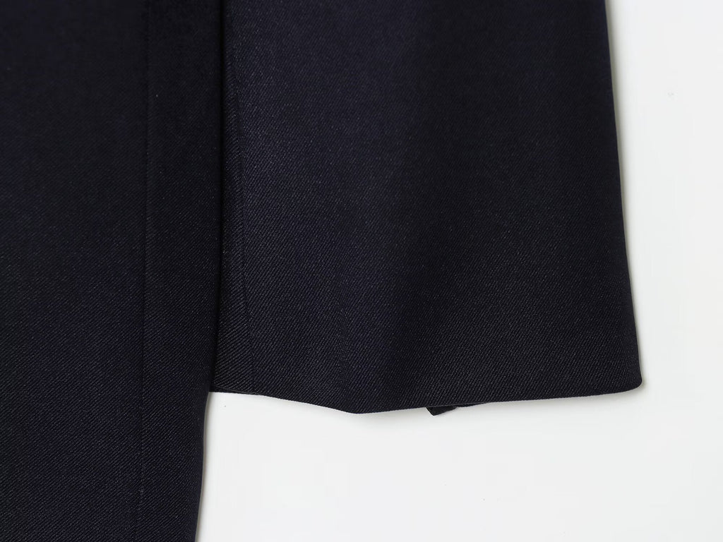 Women's new loose single breasted casual straight suit jacket