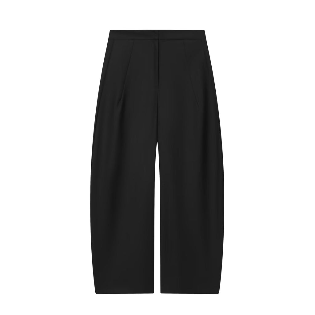 Women's new fashion balloon version comfortable loose black pants