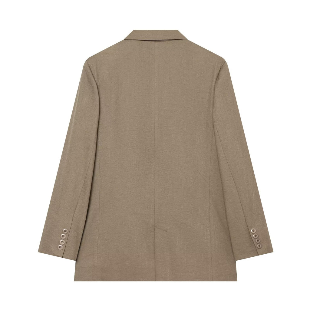 Women's flip cover decoration loose Blazer Coat