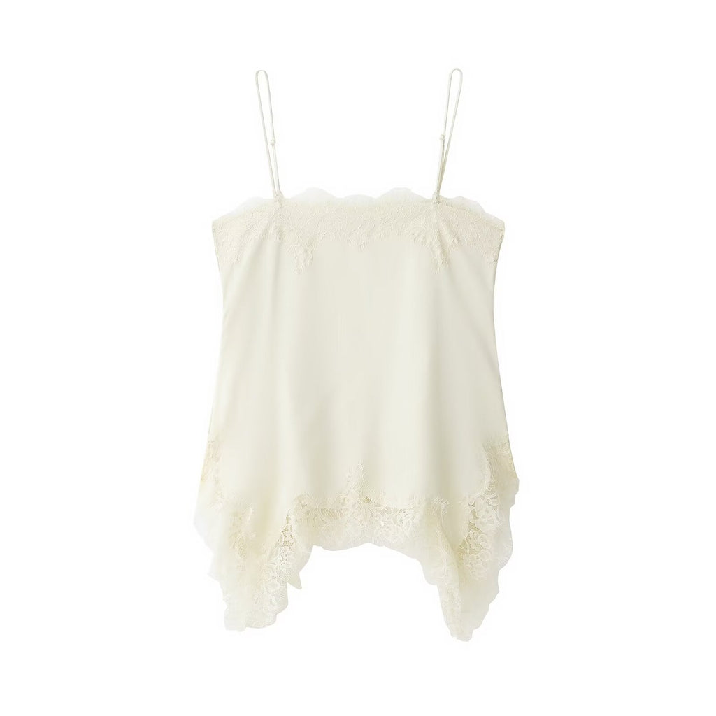 Women's lace lingerie style suspender top