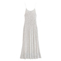 Women's New Fashion Bead Decorative Tight suspender Midi Dress