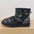 Women's new comfortable embroidered snow boots