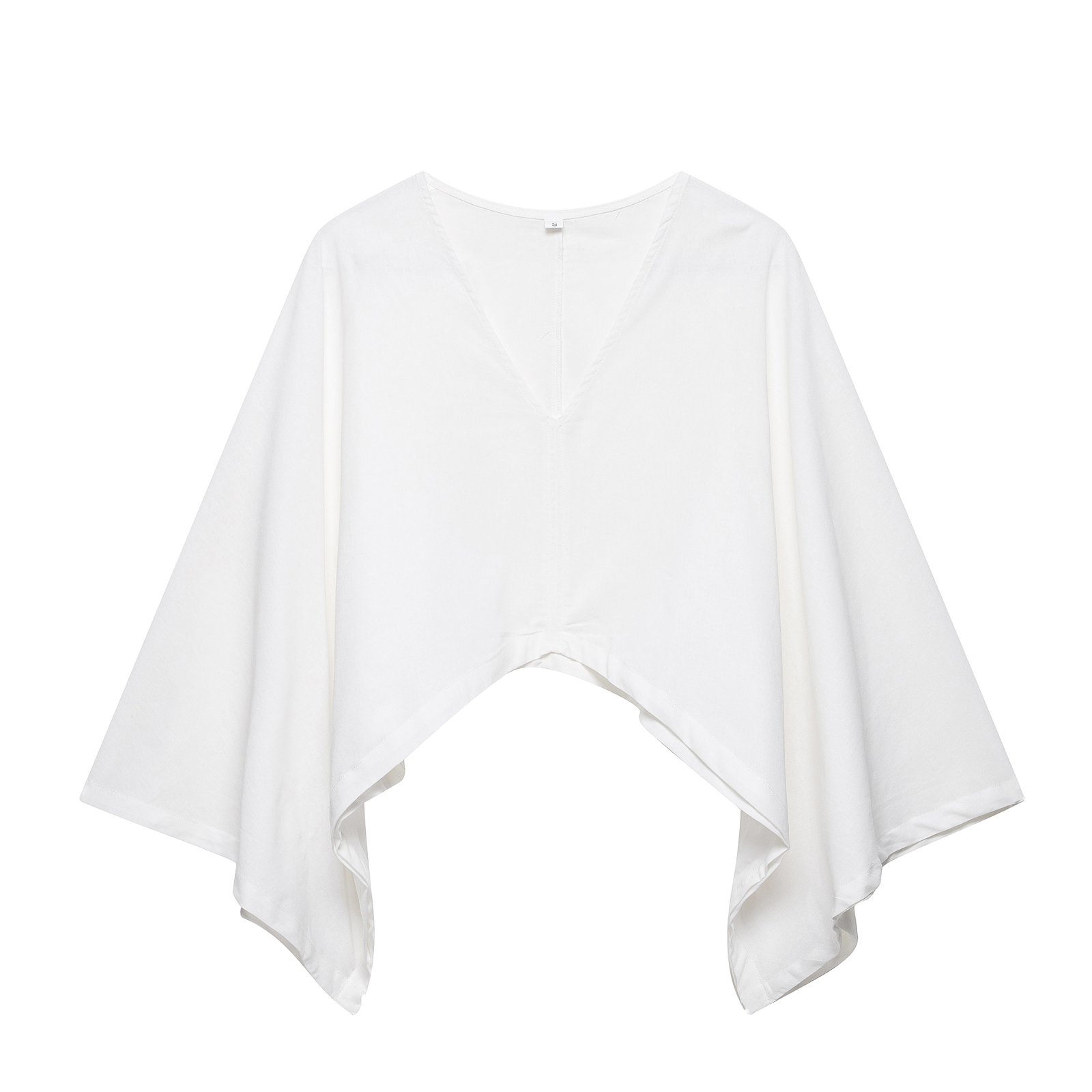 suit Women's 2 pieces linen blend cape style top+Pants