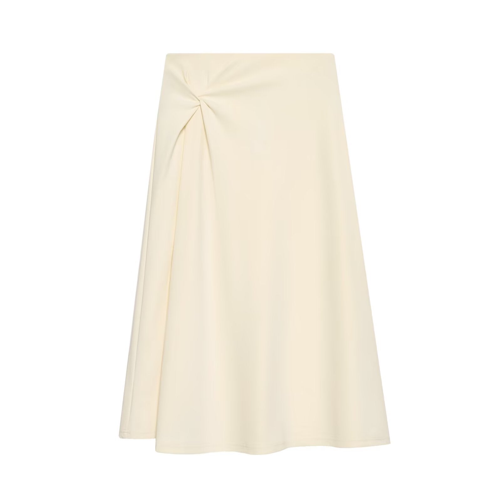 Women's twisted knot design casual MIDI skirt