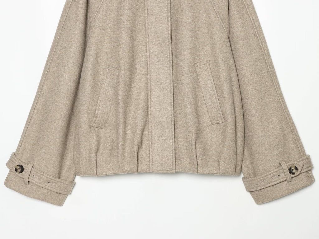 Women's Strapped Design Pilot Jacket Coat