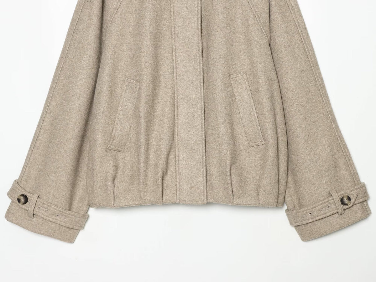Women's Strapped Design Pilot Jacket Coat