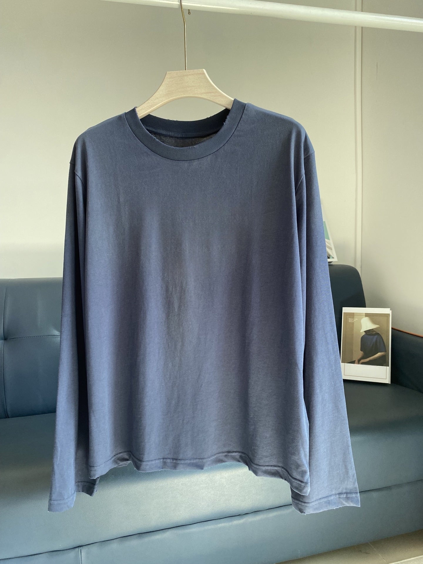 Women's new old 6-color sunscreen round neck long sleeve T-shirt