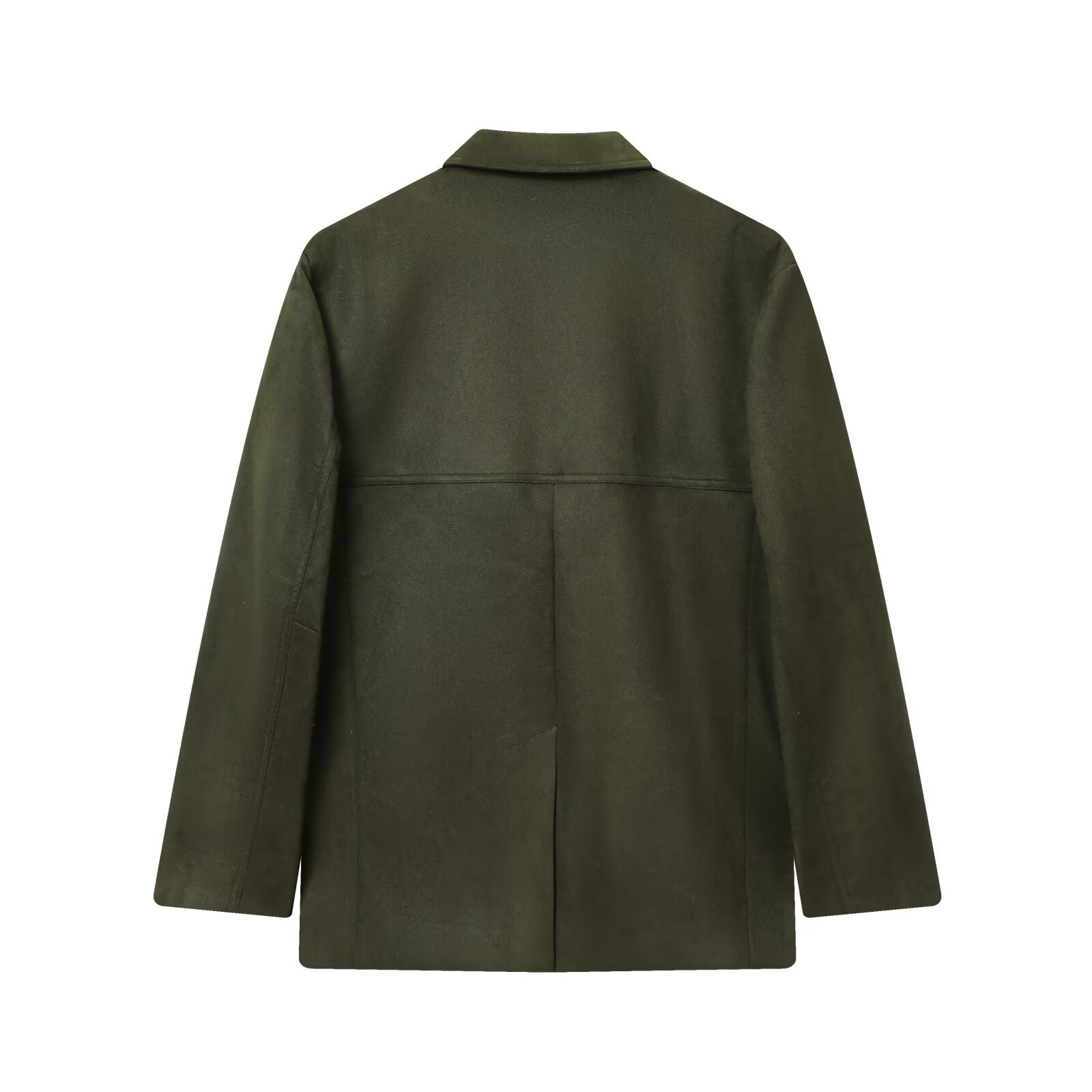 Women's new fashion anti suede effect loose suit jacket+shorts suit