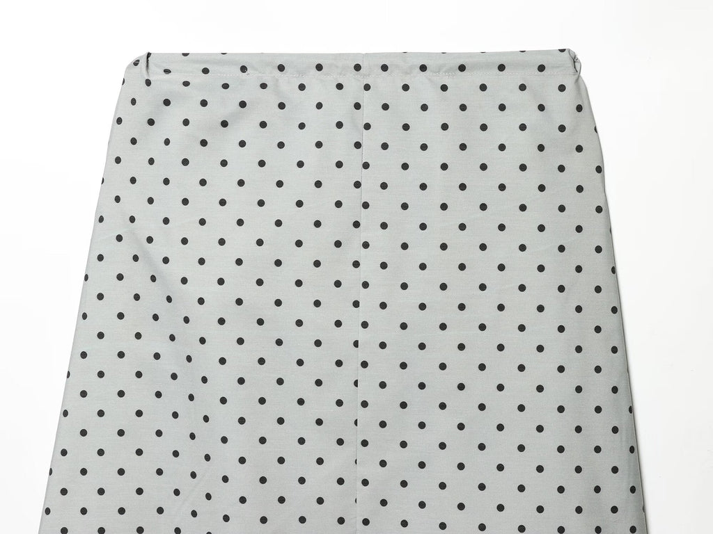 Women's bow decoration casual polka dot MIDI skirt