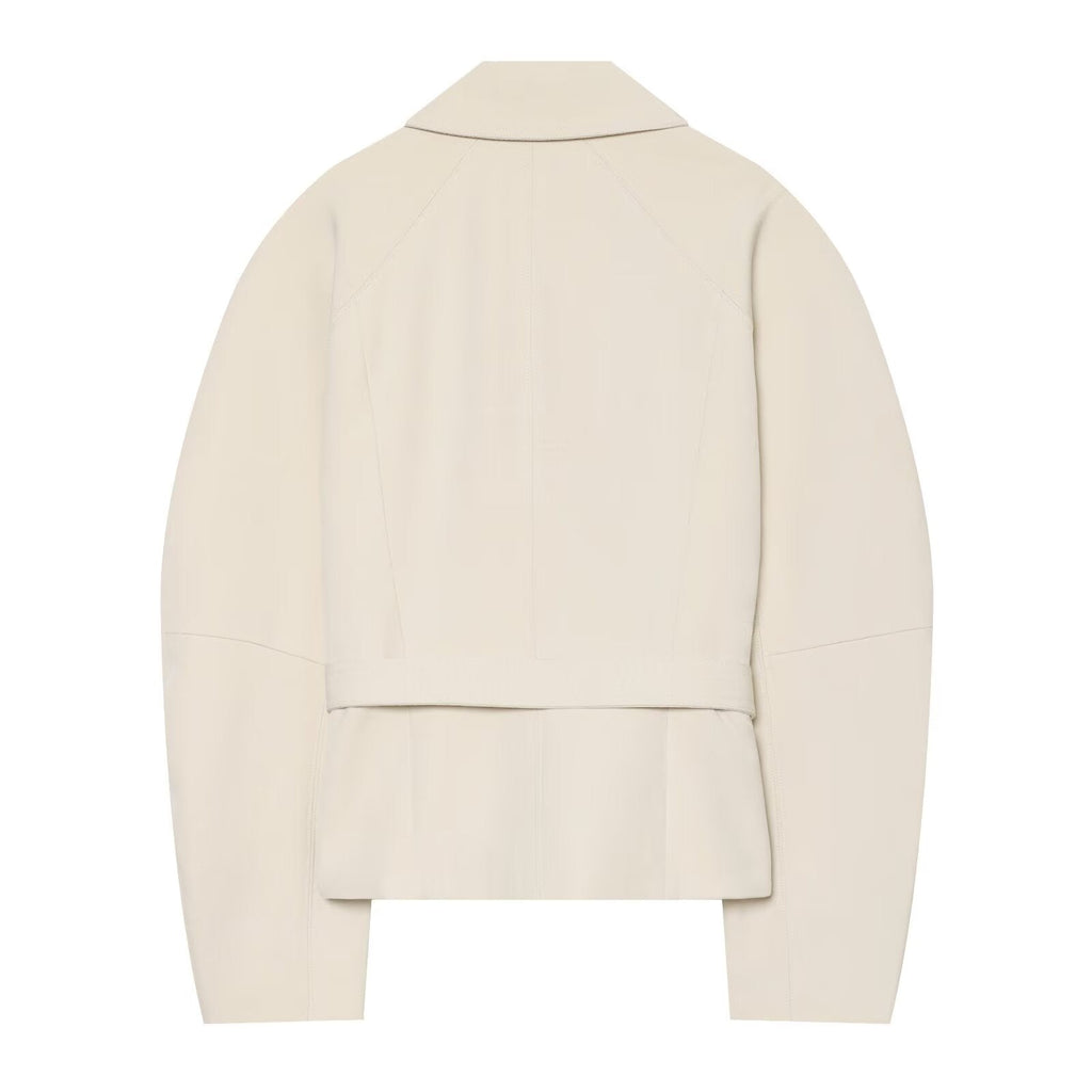 Women's with belt short skirt style jacket Coat