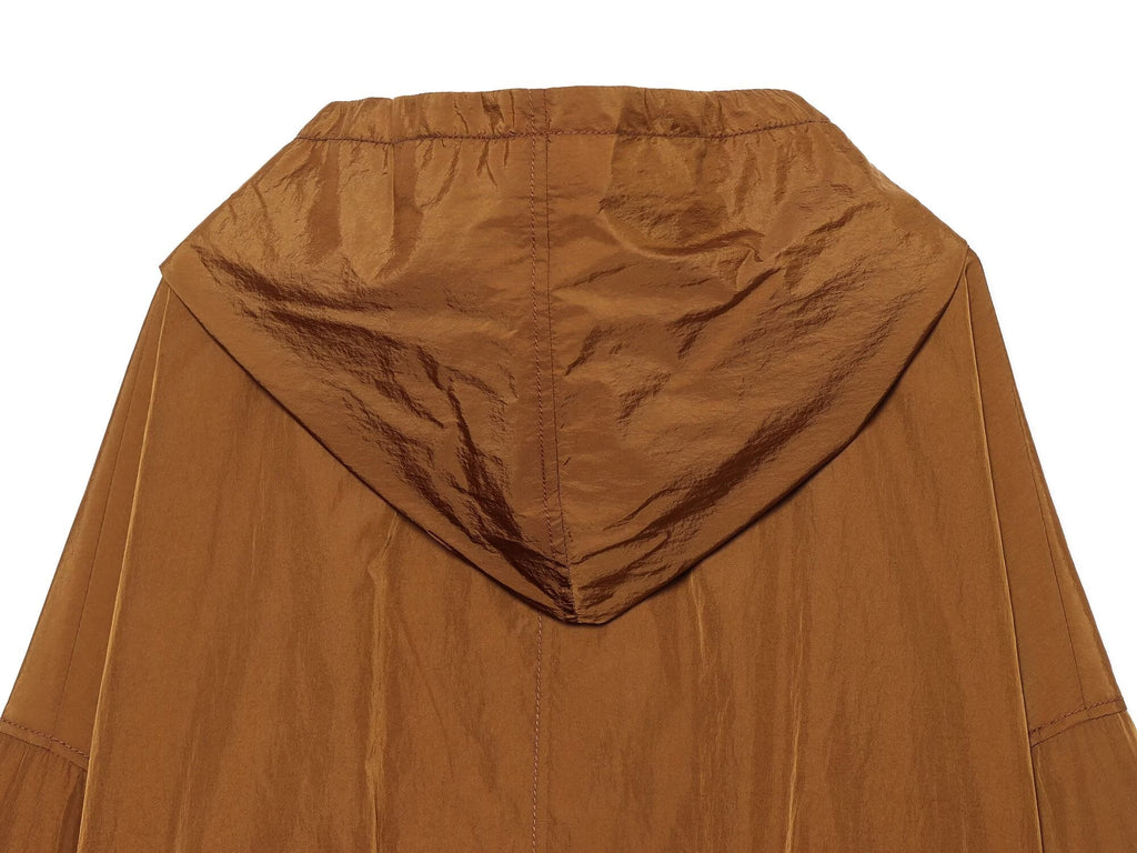 Women's casual hooded nylon Coat