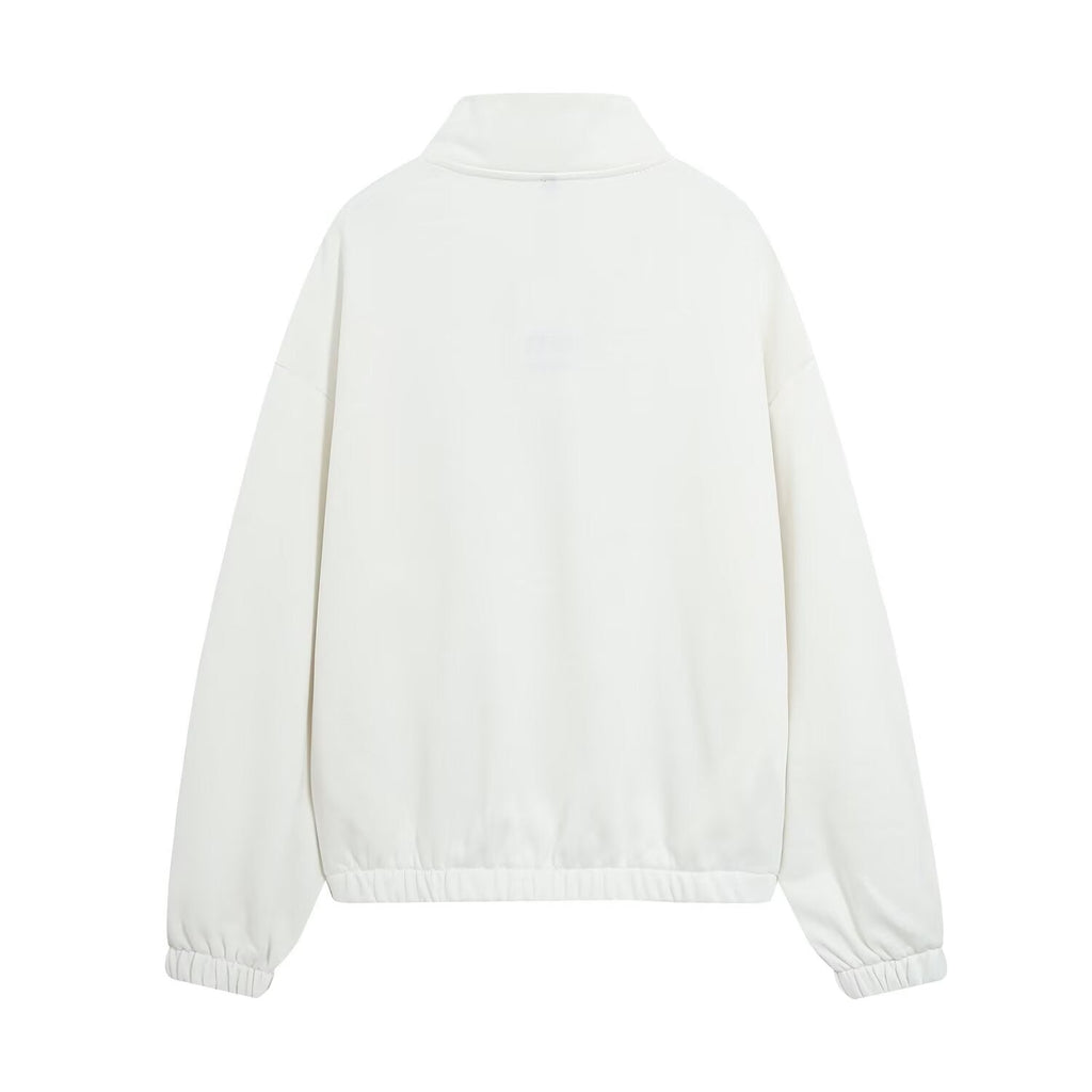 Women's casual versatile zipper sweatshirt