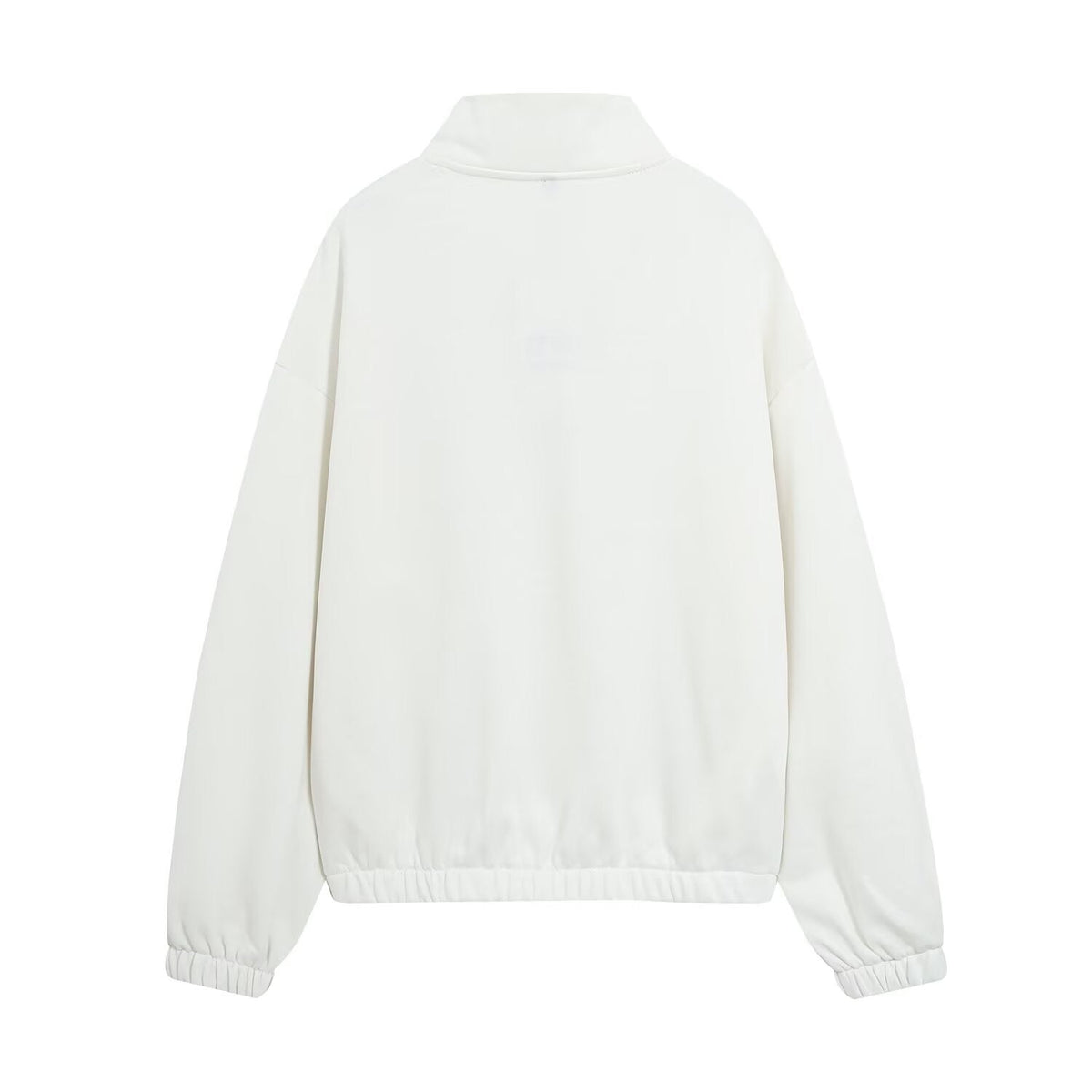 Women's casual versatile zipper sweatshirt