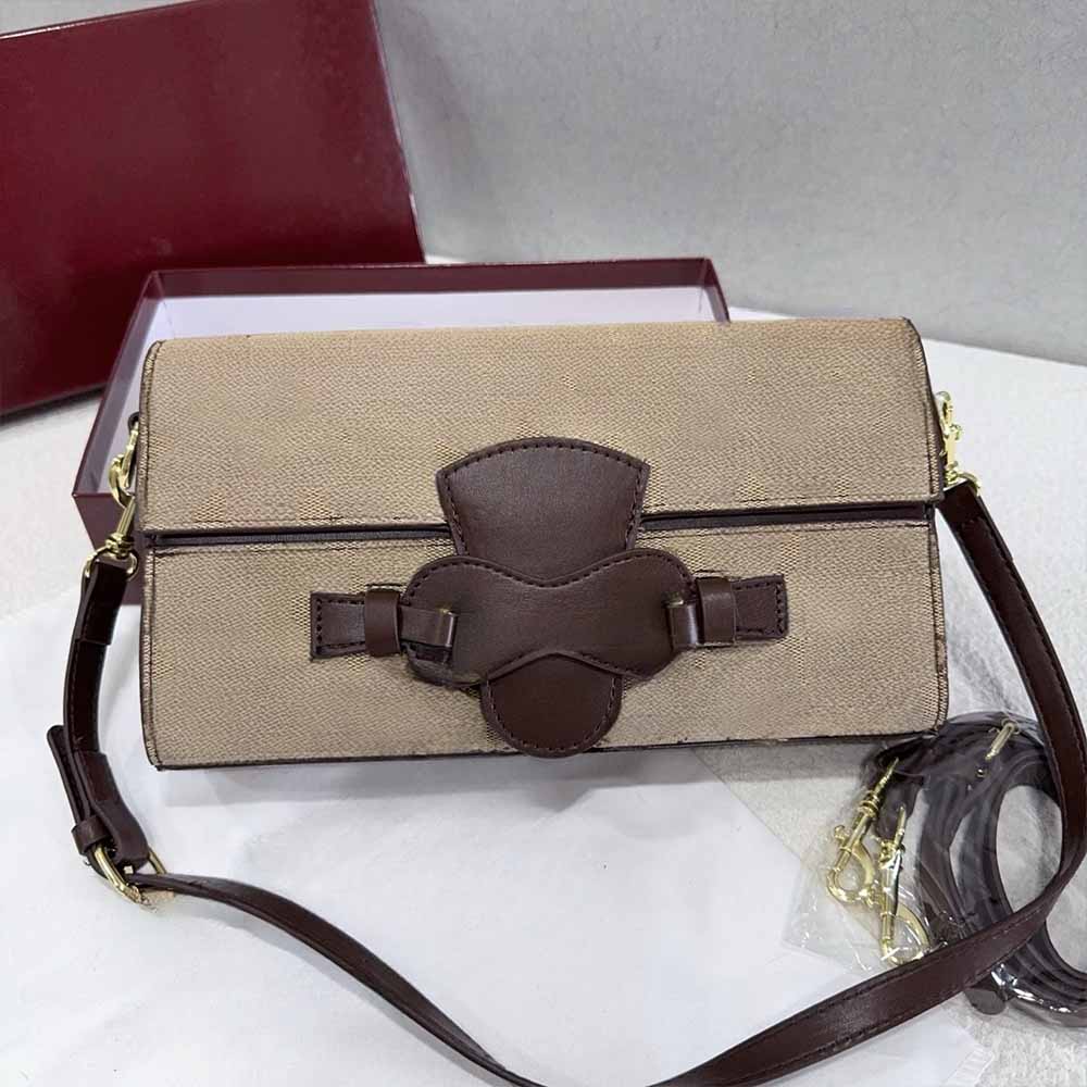 Women's new flip small bag retro shoulder crossbody bag