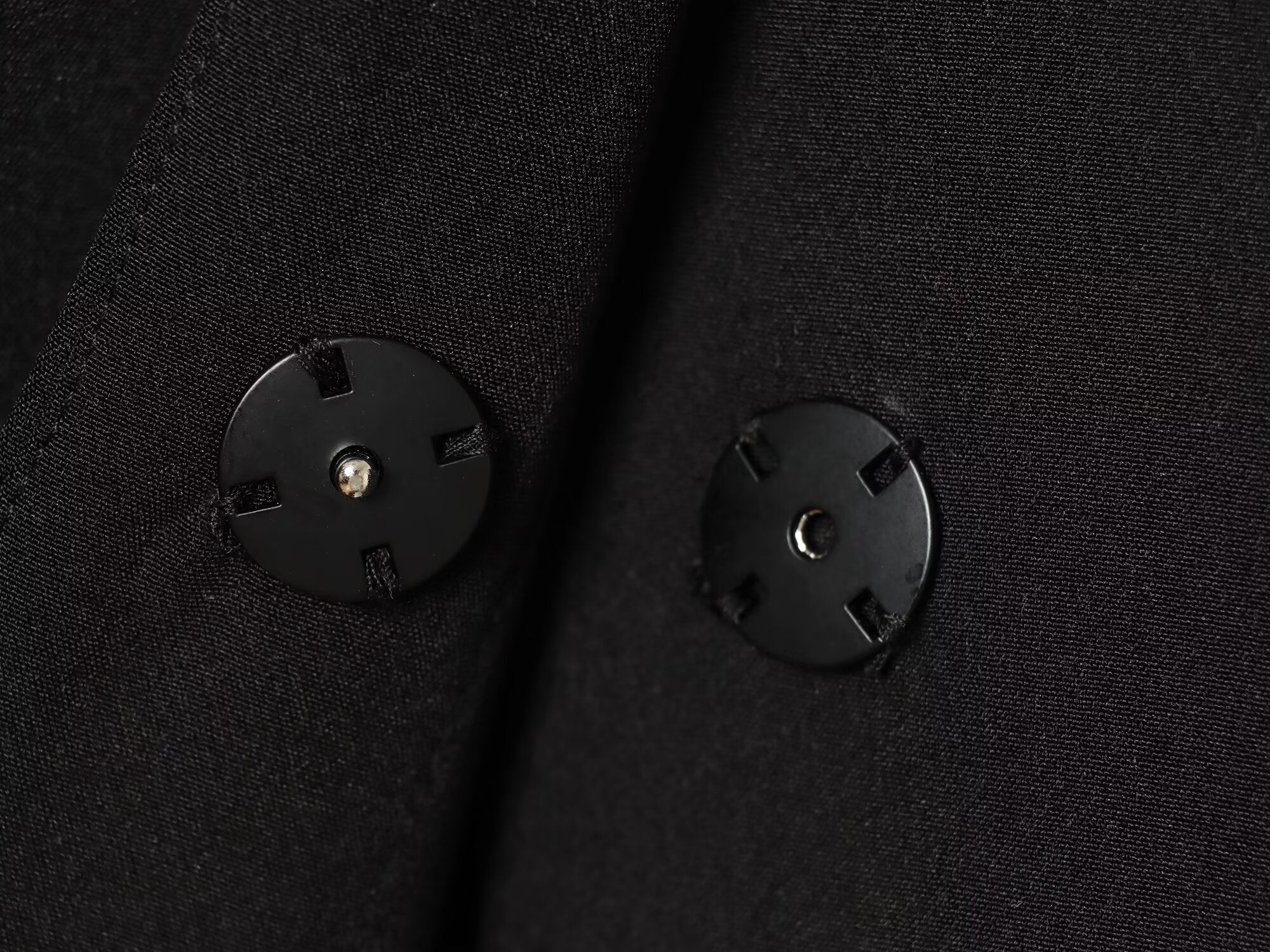 Women's black short one button Blazer Coat
